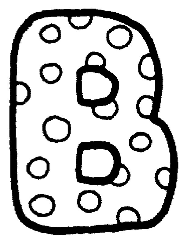 letter b coloring pages